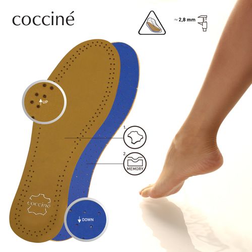 Vložki za obutev Coccine COCCINE SMOOTH COMFORT WKŁADKA NR 35-36AZ Bež