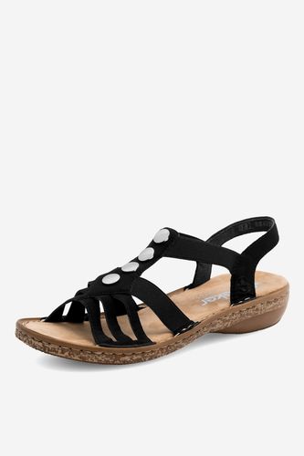 Sandály Rieker 62831-00 Černá