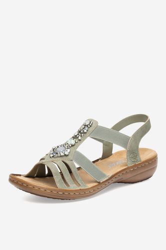 Sandály Rieker 60839-52 Zelená