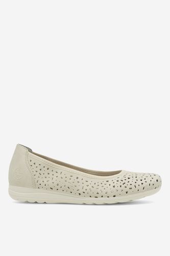 Baleríny Rieker L9365-60 Světle béžová