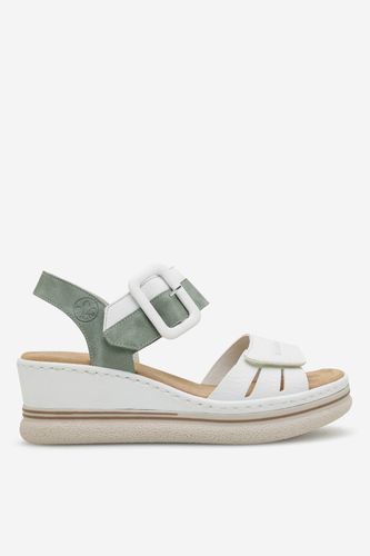 Sandály Rieker 67700-80 Bílá