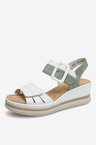 Sandály Rieker 67700-80 Bílá
