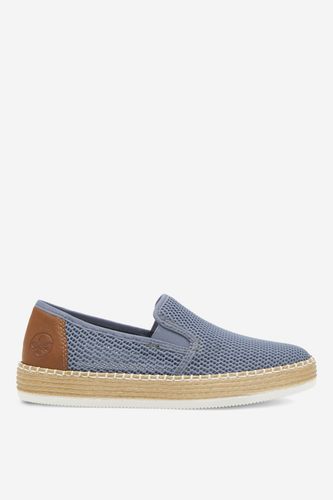 Espadrilky Rieker L7873-12 Modrá