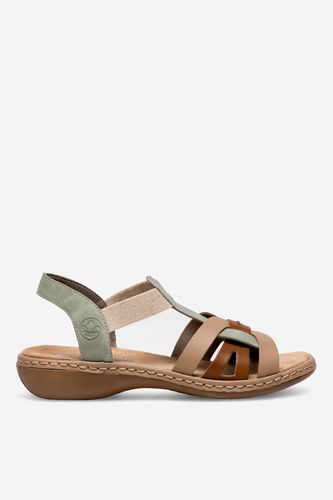 Sandály Rieker 65918-52 Zelená