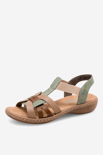 Sandály Rieker 65918-52 Zelená