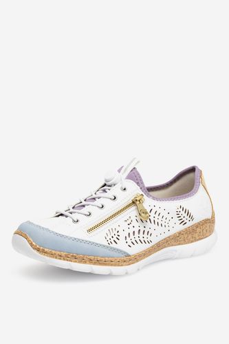 Polobotka Rieker N42K6-80 Bílá