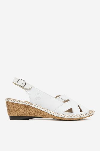 Sandali Rieker 66189-80 Bela