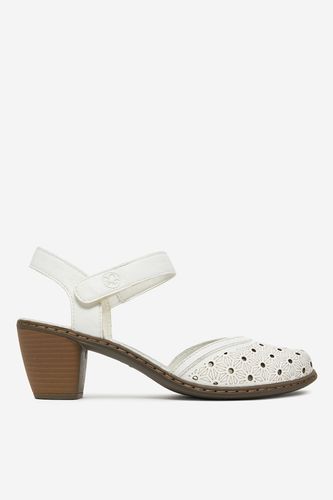 Sandály Rieker 40991-80 Bílá