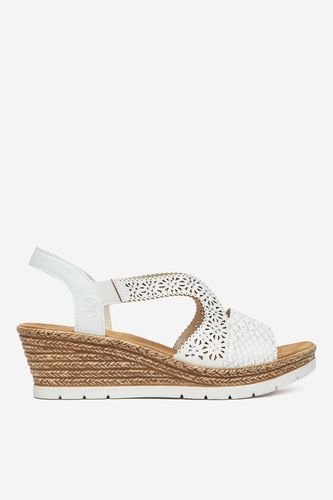Sandali Rieker 61916-80 Bela