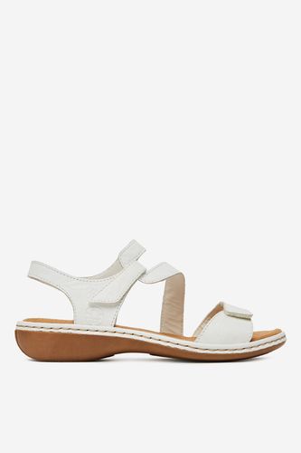 Sandali Rieker 659C7-80 Bela