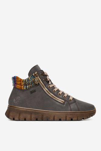 Šněrovací vyšší obuv Rieker N1305-45 Šedá