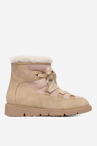Gležnjarji DeeZee 17125-1-BEIGE PU Bež