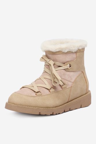 Gležnjarji DeeZee 17125-1-BEIGE PU Bež