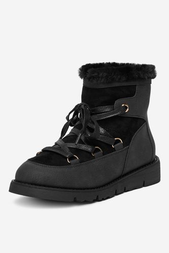 Gležnjarji DeeZee 17125-1-BLACK PU Črna