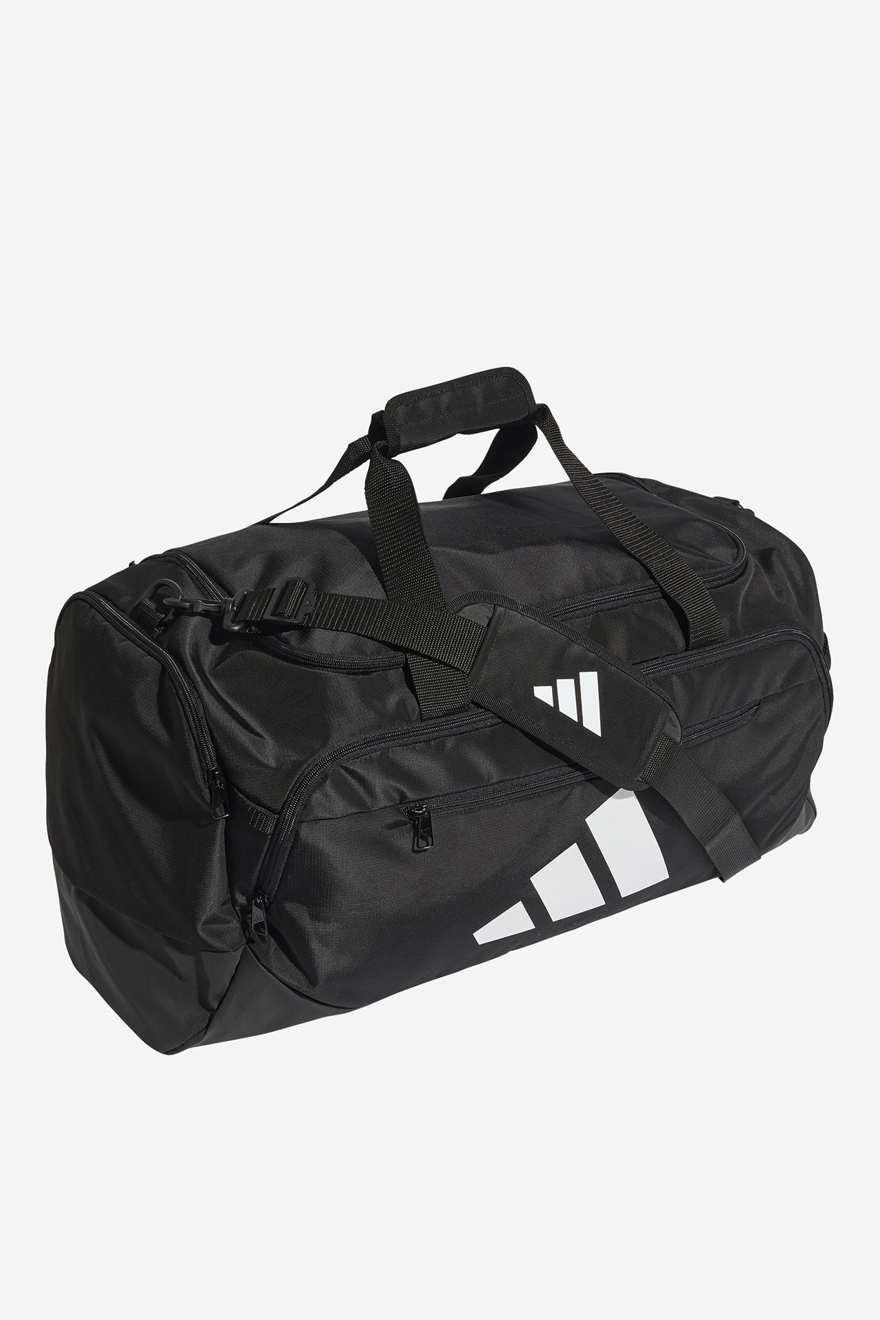Torba sportowa widziana pod kątem z góry, widoczny pasek na ramię.