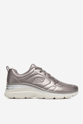 Športna obutev Skechers FASHION FIT - GLOW UP 149749 PEW Srebrna