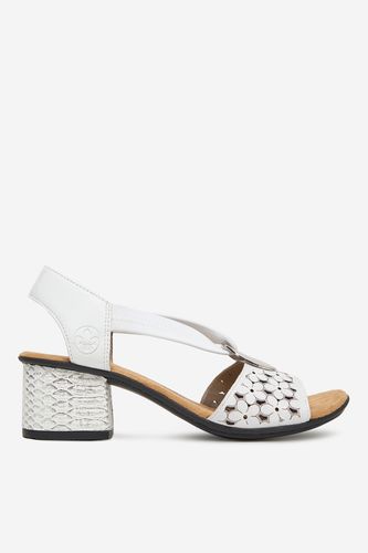Sandali Rieker 64677-80 Bela