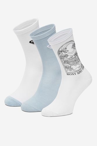 Čarape ROXY AS_ROXY_05W_SS25 (3-PACK) Bela