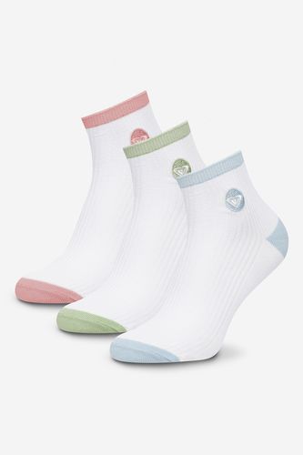 Čarape ROXY AS_ROXY_04Z_SS25 (3-PACK) Bela