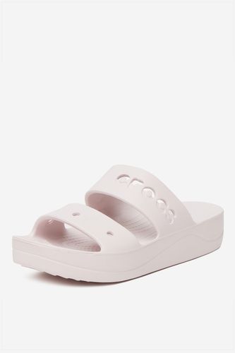 Plážové pantofle Crocs BAYA PLATFORM SANDAL 208188-6PI Světle růžová