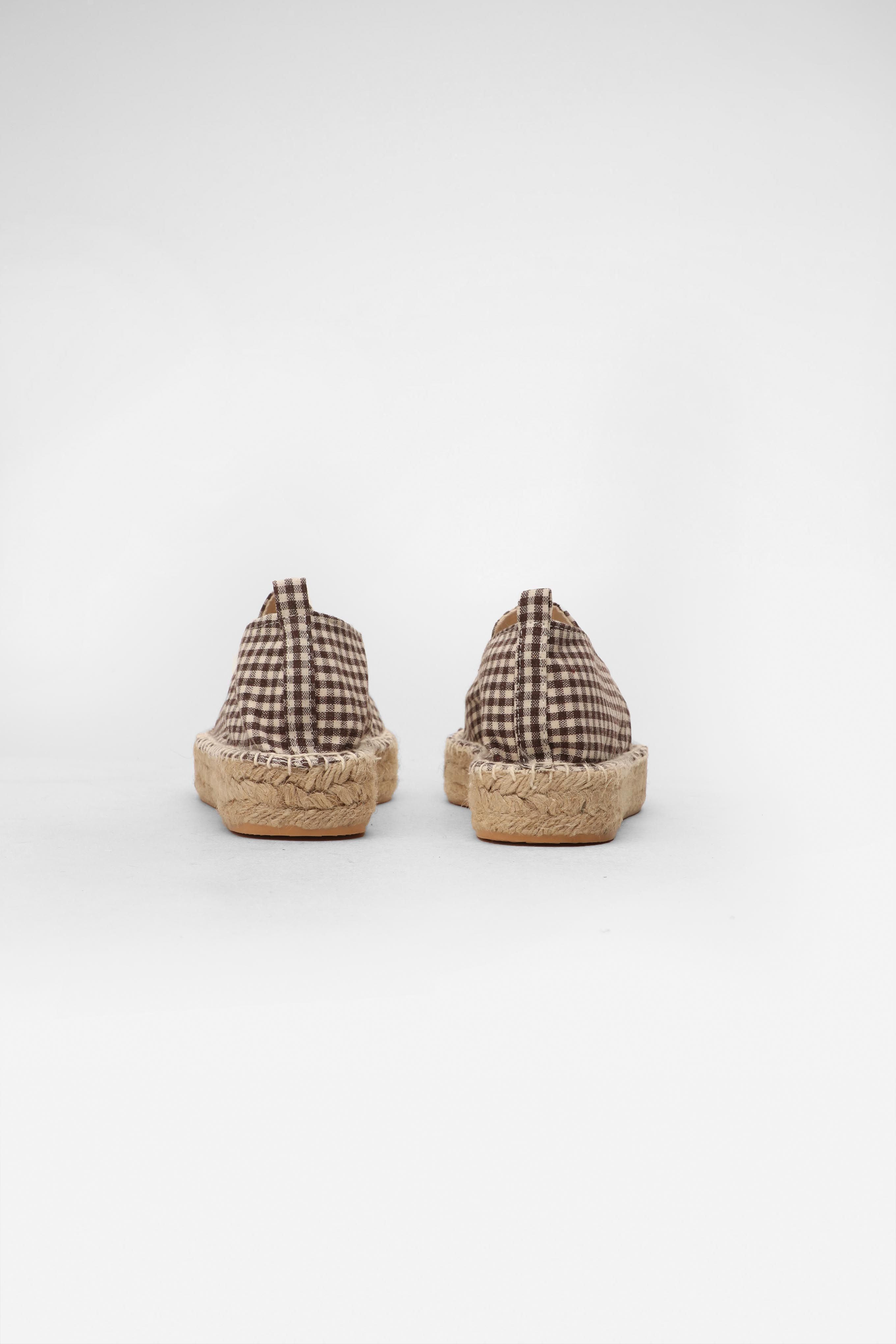 Espadrilky HNĚDÁ