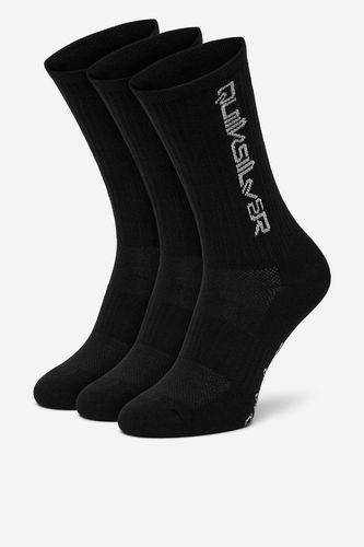 Čarape QUIKSILVER AS_QUIKSILVER_100W_SS25 (3-PACK) Crna
