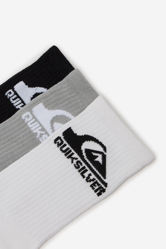 Čarape QUIKSILVER AS_QUIKSILVER_101W_SS25 (3-PACK) Bela