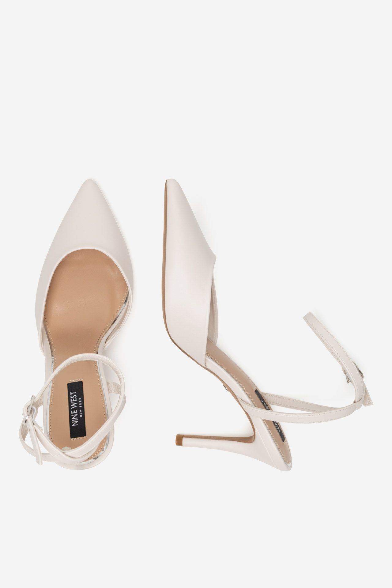 Pantofi stiletto ALB