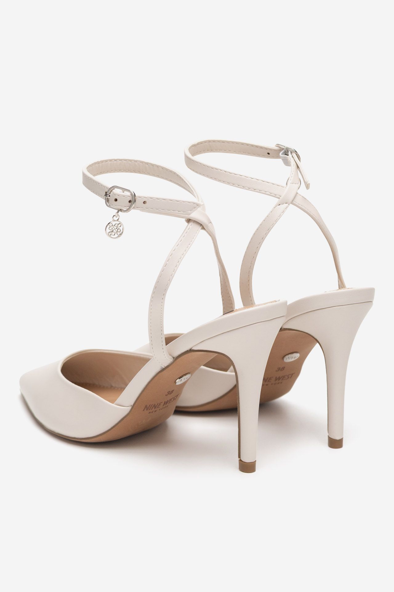Pantofi stiletto ALB