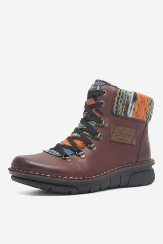 Semiš Rieker 73343-35 Bordo rdeča