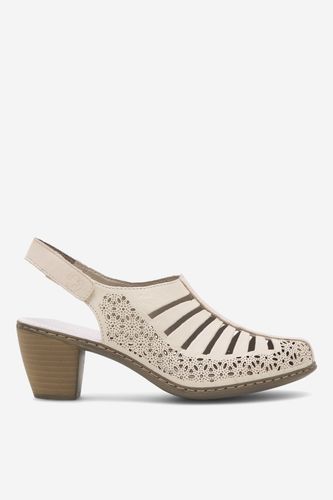 Sandály Rieker 40959-60 Světle béžová