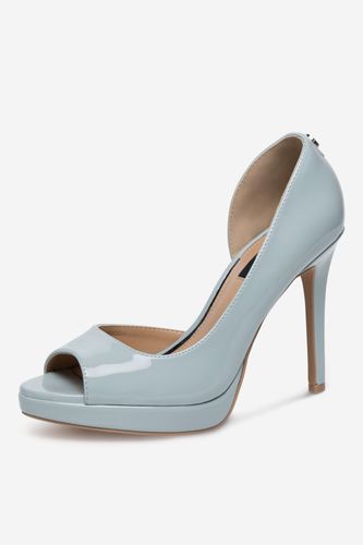 Čevlji s peto NINE WEST WFA2733-1 Svetlo modra