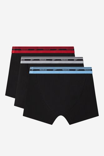 Gaće 3 komada u pak. Reebok DARIAN - AW24 (3-PACK) Crna