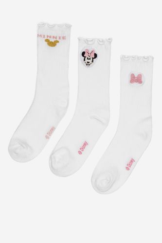 Čarape Mickey&Friends ACCCS-AW24-116DSTC (3-PACK) Bela