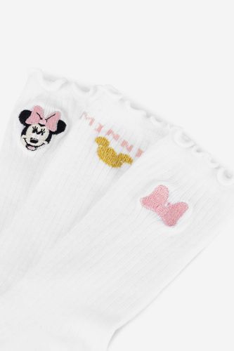 Čarape Mickey&Friends ACCCS-AW24-116DSTC (3-PACK) Bela