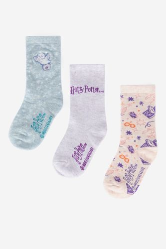 Čarape Harry Potter ACCCS-AW24-225WBHP (3-PACK) Svetlo plava