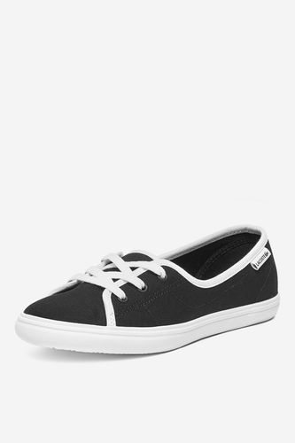 Plátěná obuv LACOSTE MARY JAN BASE 48CFA0028-312 Černá