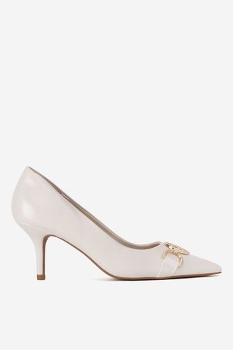 Čevlji s peto NINE WEST CWBFS128-06 Krem