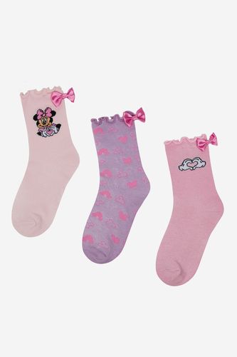 Čarape Mickey&Friends ACCCS-SS25-327DSTC(3-PACK) Roza