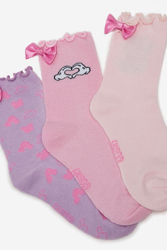 Čarape Mickey&Friends ACCCS-SS25-327DSTC(3-PACK) Roza