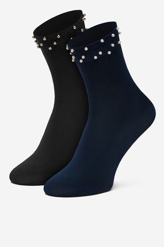 Nogavice NINE WEST KR_NW_PEARL_Z_SS25 (2 PACK) Pisano