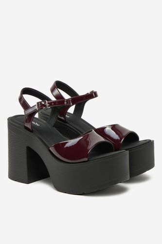 Sandali DeeZee ZB8358-1 Bordo rdeča