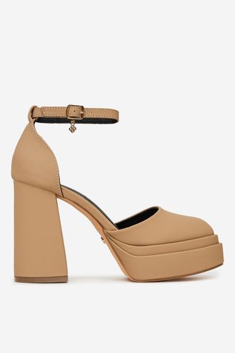 Čevlji s peto DeeZee LW85478-6 Bež