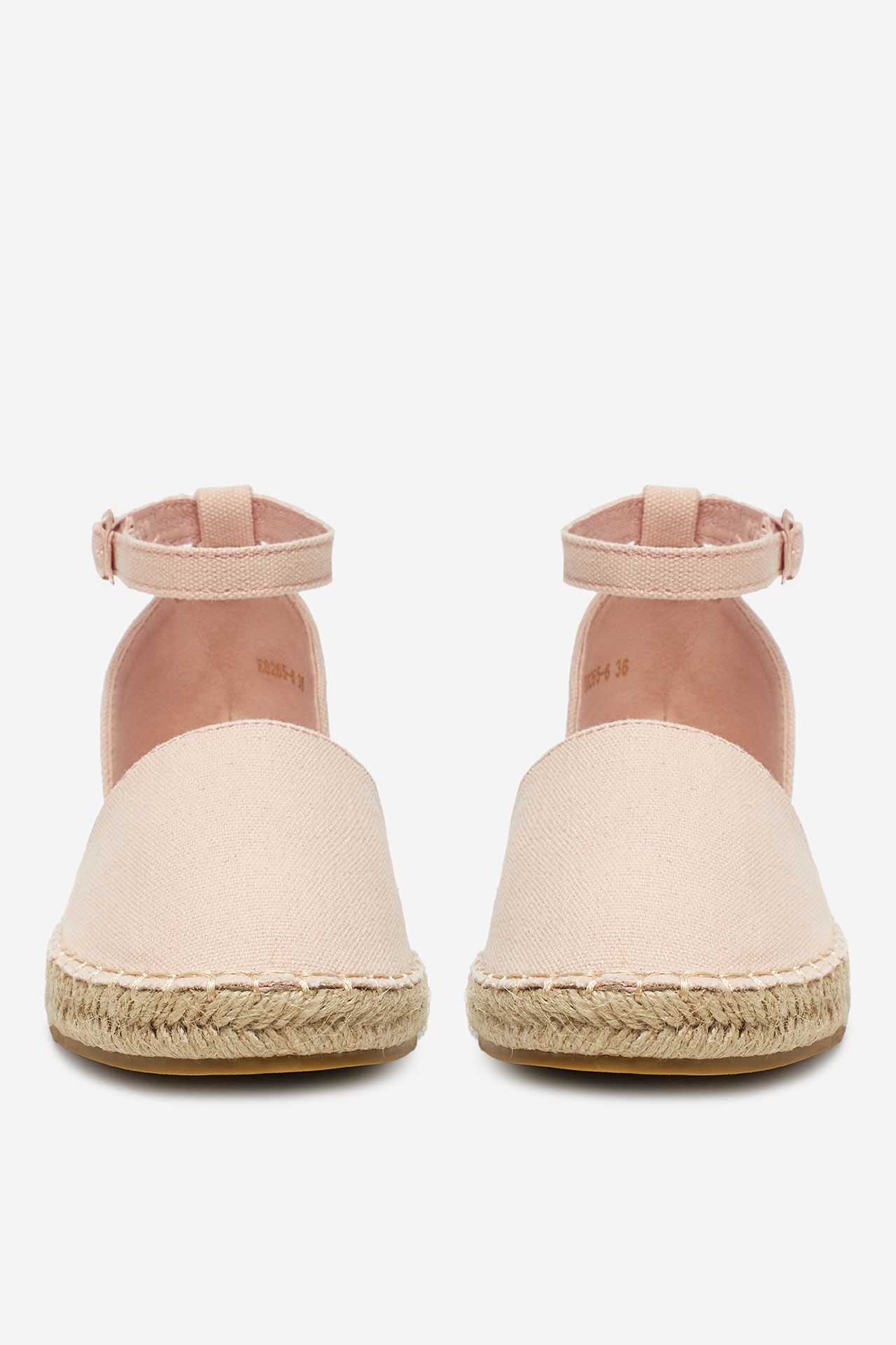 Espadrilky Svetlo ružová