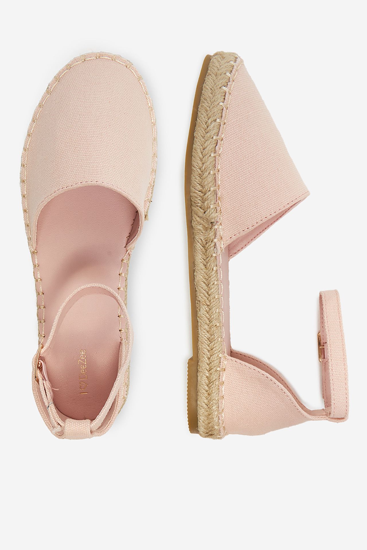 Espadrilky Svetlo ružová