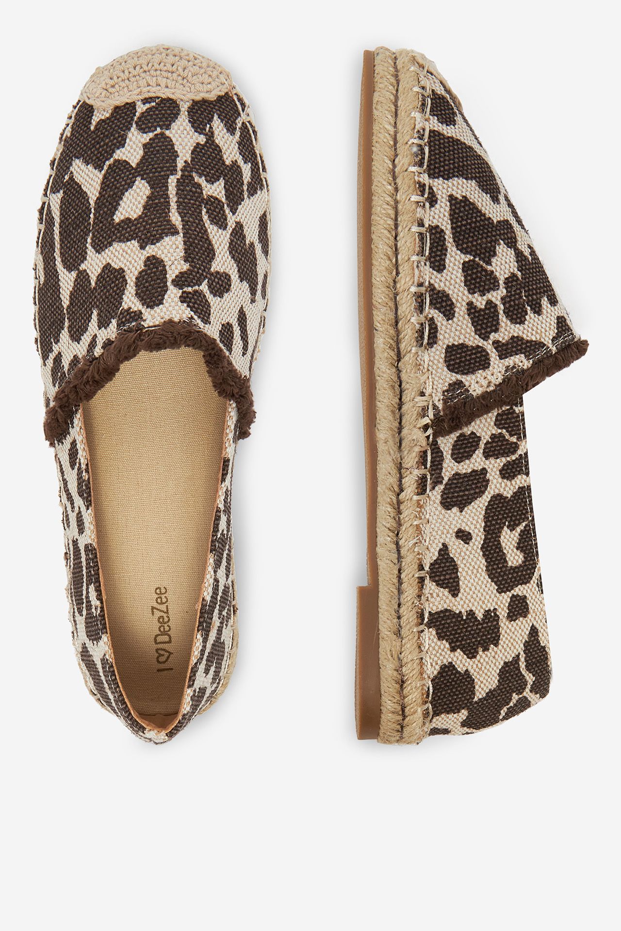 Espadrilky HNĚDÁ