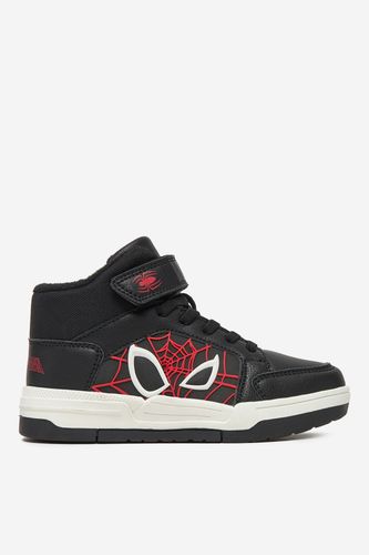 Šněrovací vyšší obuv Spiderman CEO-BIC-AW24-328SPRMV Černá