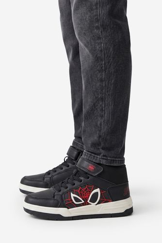 Šněrovací vyšší obuv Spiderman CEO-BIC-AW24-328SPRMV Černá