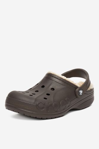 Natikači za bazen Crocs C-BAYA LINED CLOG 205969-206 Čokoladno rjava