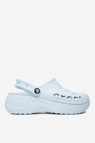 Plážové pantofle Crocs C-BAYA PLATFORM CLOG 208186-4JQ Světle modrá